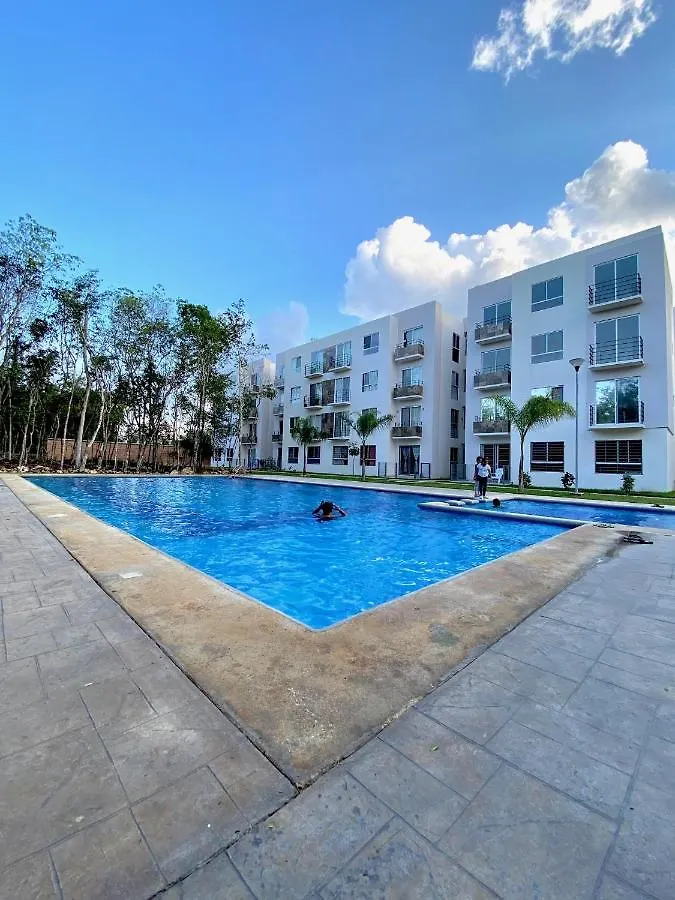 Gran Apartamento En Privada - Pool Kids Zone Bbq Playa del Carmen 0*,