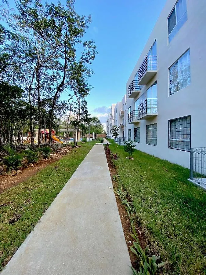 Apartment Gran Apartamento En Privada - Pool Kids Zone Bbq Playa del Carmen