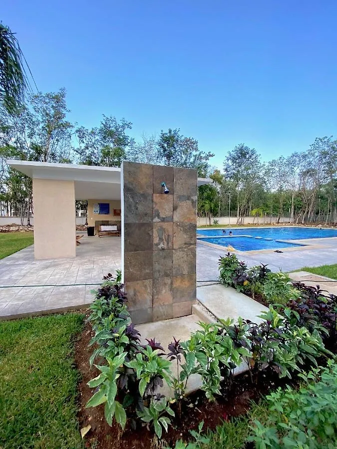 Gran Apartamento En Privada - Pool Kids Zone Bbq Playa del Carmen Daire