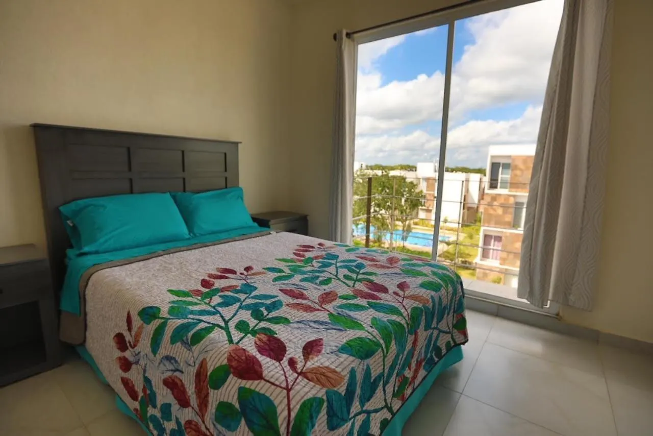 Daire Gran Apartamento En Privada - Pool Kids Zone Bbq Playa del Carmen