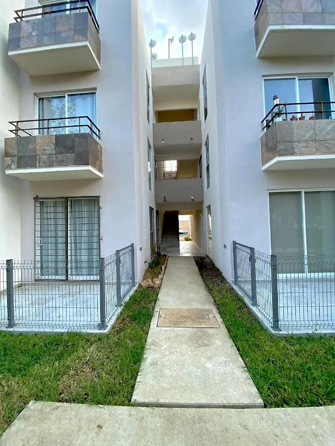 Daire Gran Apartamento En Privada - Pool Kids Zone Bbq Playa del Carmen Meksika