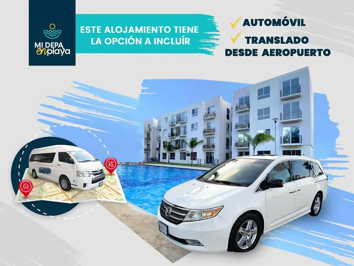 Gran Apartamento En Privada - Pool Kids Zone Bbq Playa del Carmen